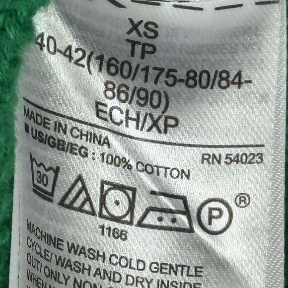 Gap Women’s Popover Sweater 100% Cotton Preppy Classic Kelly Green Size XS - Picture 5 of 5